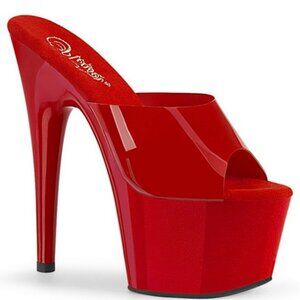 Red Pleaser Heels